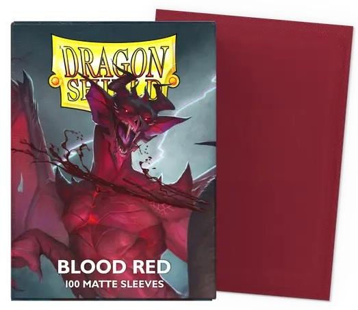 Dragon Shield: Blood Red Matte - Card Sleeves (100)