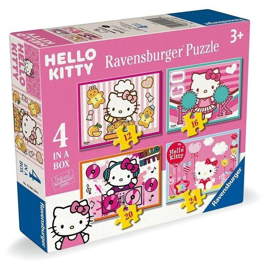 Ravensburger: Hello Kitty Dream Big! - 4-in1 Puzzle Box (12,16,20,24pc Jigsaws) Board Game