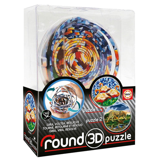 Educa: Elizabeth Sutton Round - 3D Puzzle Board Game