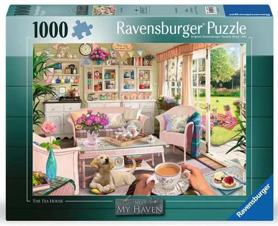 Ravensburger: My Haven No 9 The Tea Shed Puzzle (1000pc Jigsaw) Board Game
