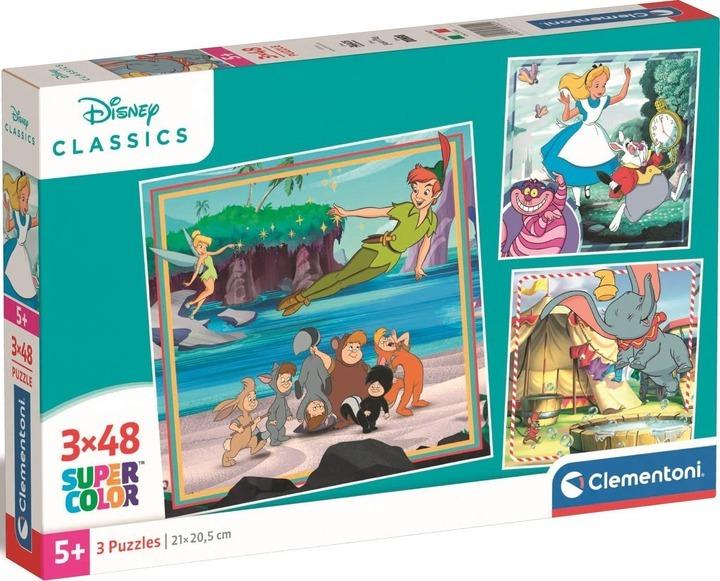 Clementoni: Disney Classics - Puzzles (3x48pc Jigsaws) Board Game