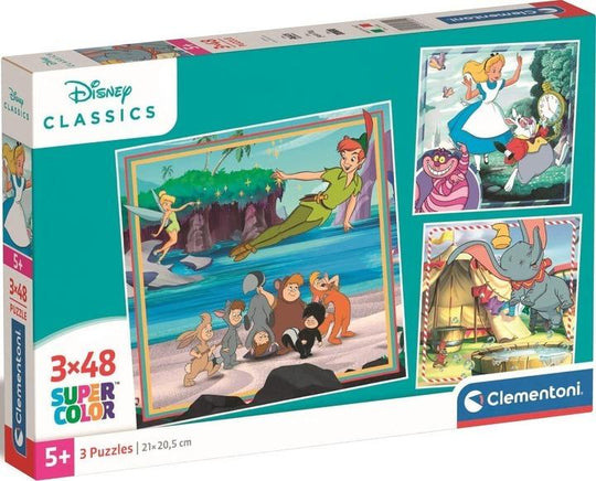Clementoni: Disney Classics - Puzzles (3x48pc Jigsaws) Board Game