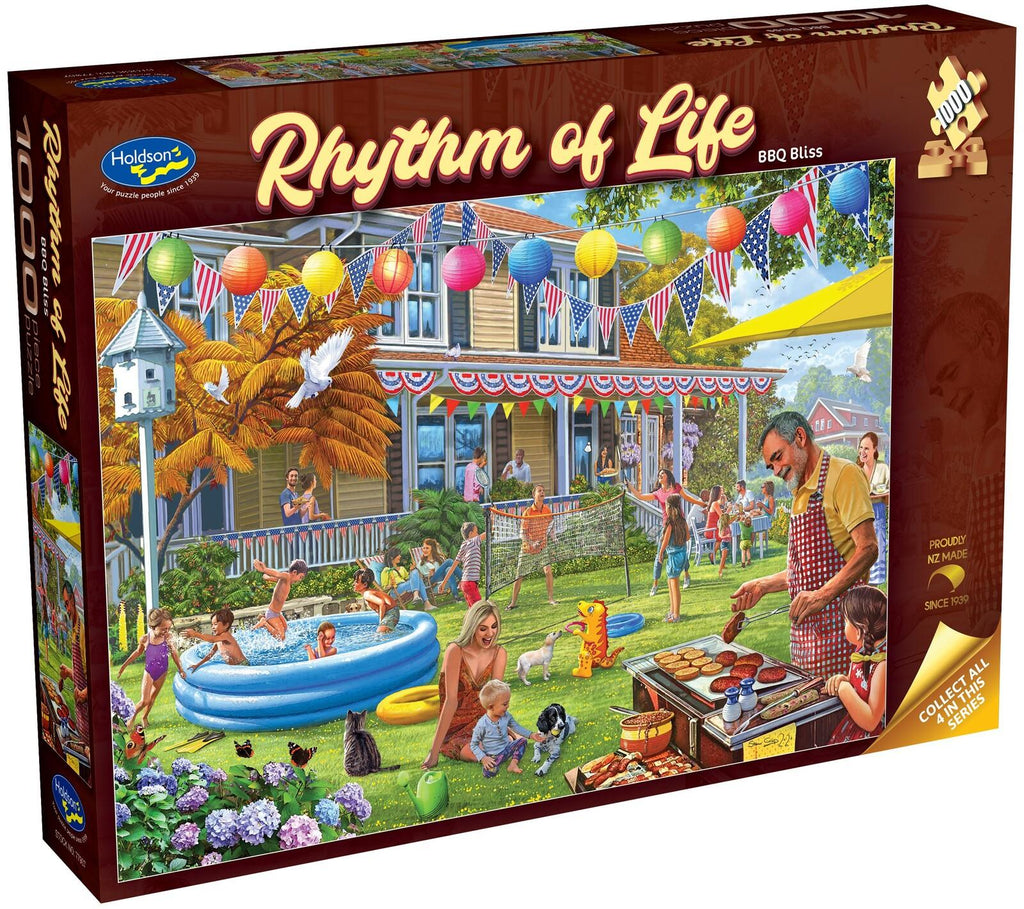 Holdson: Rhythm of Life - BBQ Bliss Puzzle (1000pc Jigsaw) Board Game