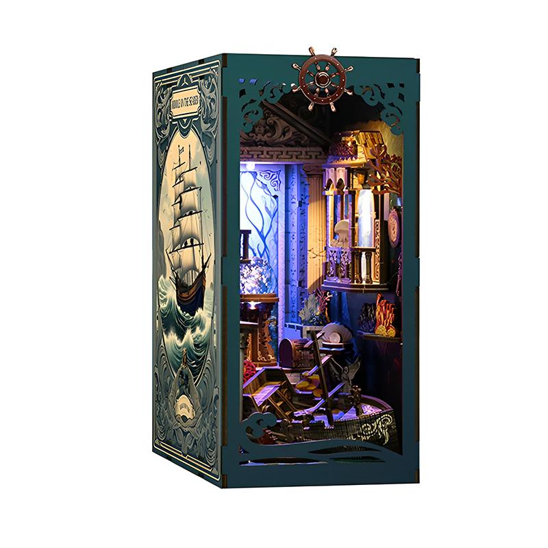 DIY Book Nook Kit with Light - Sea Explorer Board Game