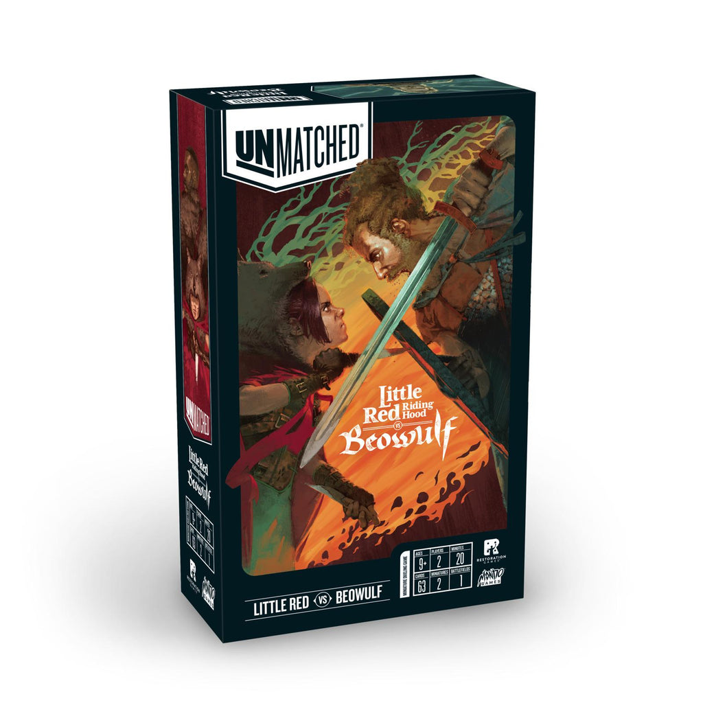 Unmatched: Little Red Riding Hood vs Beowulf Board Game