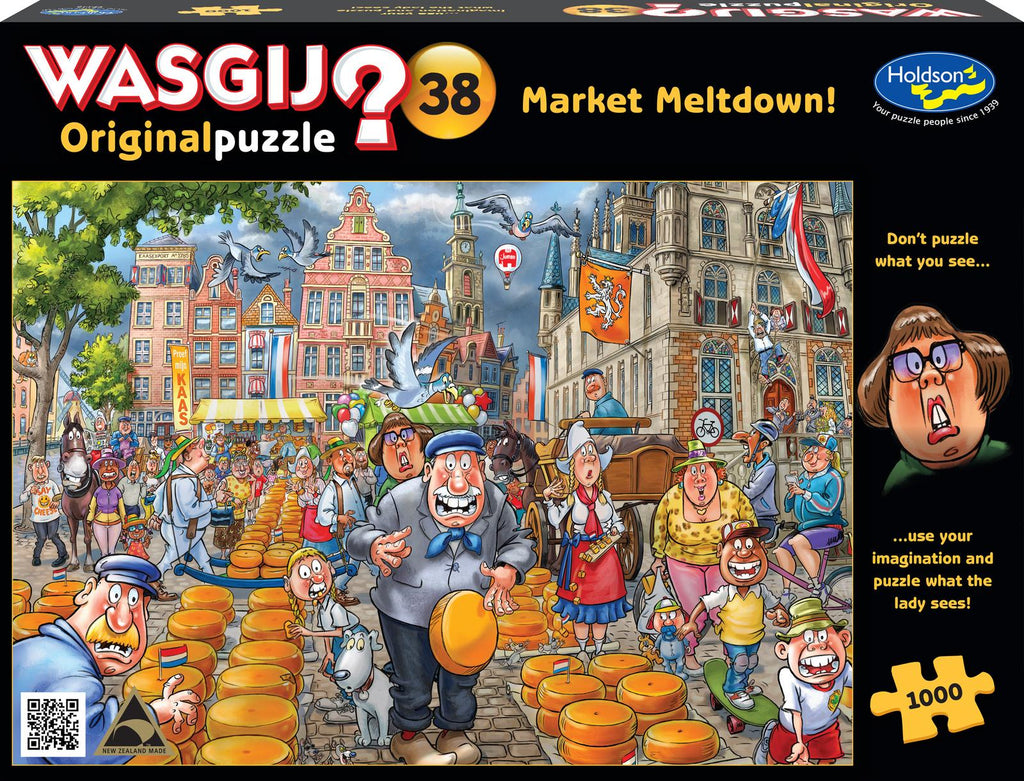 Wasgij? Original #38: Market Meltdown! (1000pc Jigsaw) Board Game