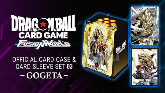 Dragon Ball SCG: Fusion World - Official Card Case & Sleeves Set 3 (Gogeta)