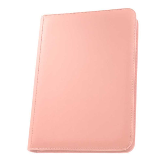 Palms Off: Stealth - 9 Pocket Zip Binder - Pink
