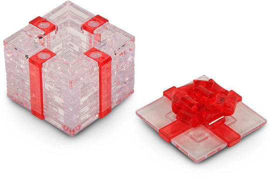 Crystal Puzzle: Gift Box with Red Ribbon (38pc) Board Game