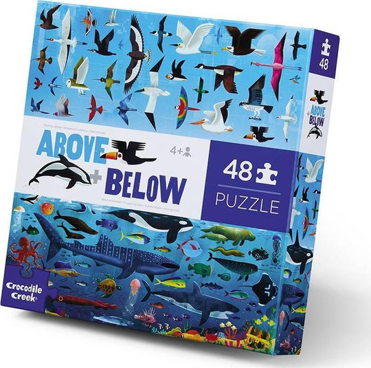 Crocodile Creek: Above & Below Sea and Sky Puzzle (48pc Jigsaw) Board Game