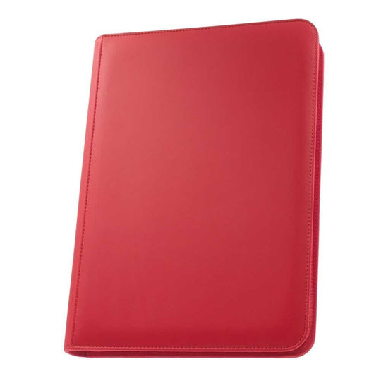Palms Off: Stealth - 9 Pocket Zip Binder - Red