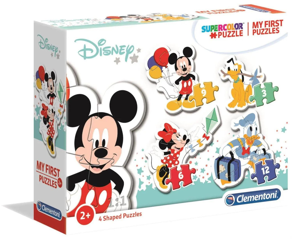Clementoni: Mickey My First - Puzzles (3, 6, 9, 12pc Jigsaws) Board Game
