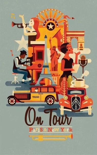 On Tour: Paris and New York Board Game