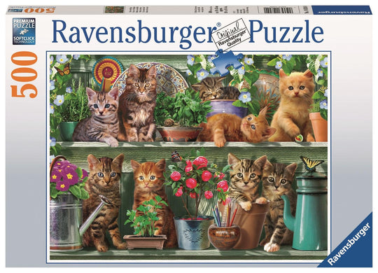 Ravensburger: Cats on the Shelf (500pc Jigsaw) Board Game