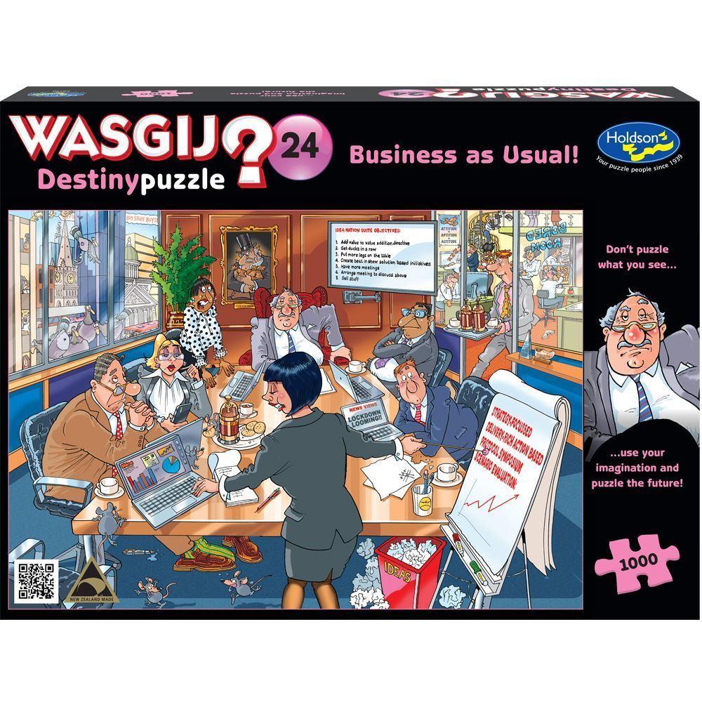 Wasgij? Destiny #24: Business as Usual! (1000pc Jigsaw) Board Game