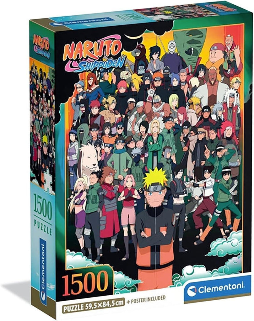 Clementoni: Naruto Shippuden Puzzle (1500pc Jigsaw) Board Game