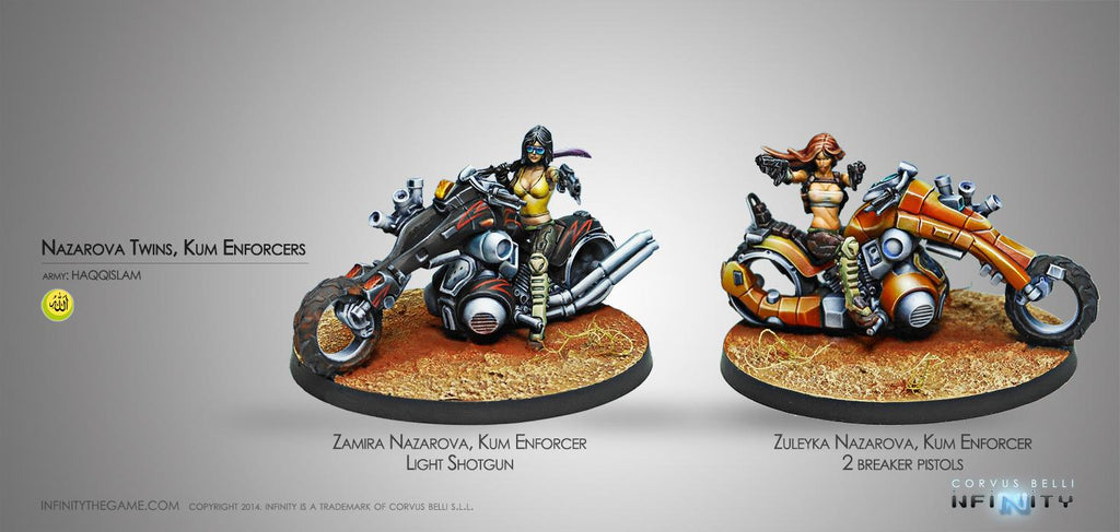 Infinity: Haqqislam - The Nazarova Twins, Kum Enforcers