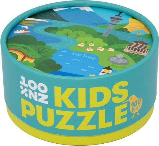 100%NZ: NZ Highlights - Kids Puzzle (100pc Jigsaw) Board Game