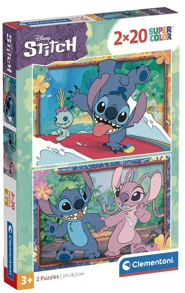 Clementoni: Stitch - Puzzle (2x20pc Jigsaws) Board Game