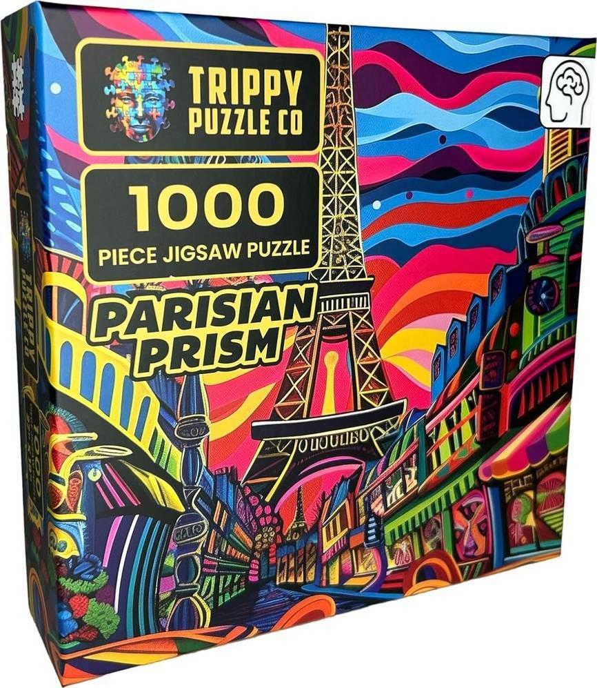 Trippy Puzzles: Parisian Prism Puzzle (1000pc Jigsaw) Board Game