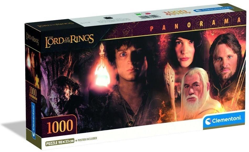 Clementoni: Lord of the Rings - Panorama Puzzle (1000pc Jigsaw) Board Game