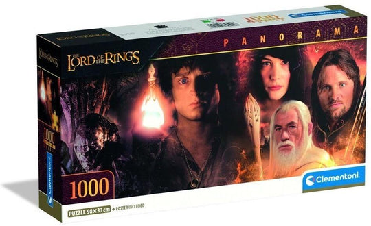 Clementoni: Lord of the Rings - Panorama Puzzle (1000pc Jigsaw) Board Game