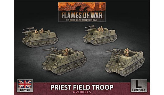 Flames of War: Priest Field Troop (x4 Plastic)