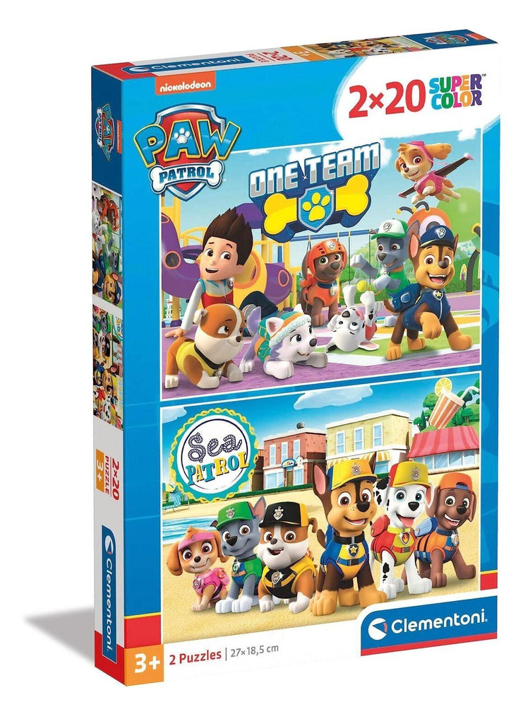 Clementoni: Paw Patrol - Puzzles (2x20pc Jigsaws) Board Game