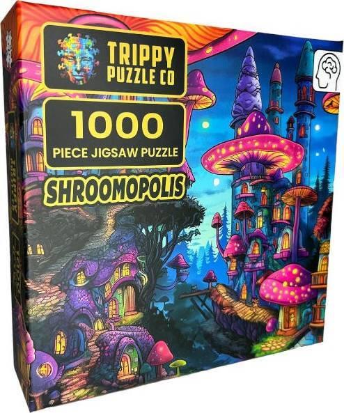 Trippy Puzzles: Shroompolois Puzzle (1000pc Jigsaw) Board Game