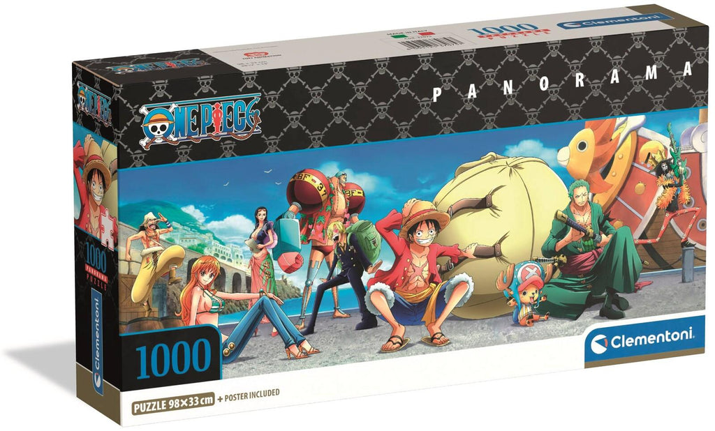 Clementoni: One Piece - Panorama Puzzle (1000pc Jigsaw) Board Game