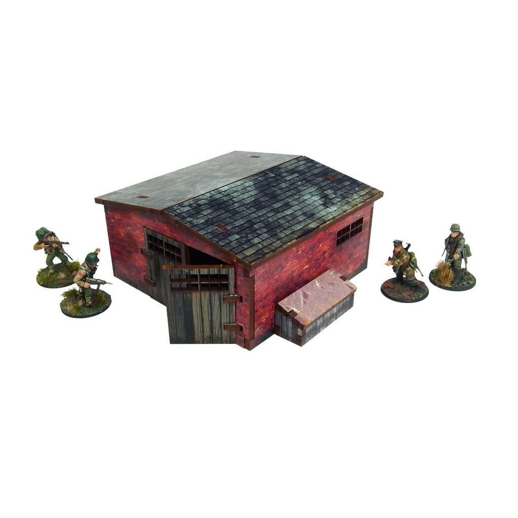 Bolt Action: Pre-Painted Ww2 - Normandy Large Brick Shed