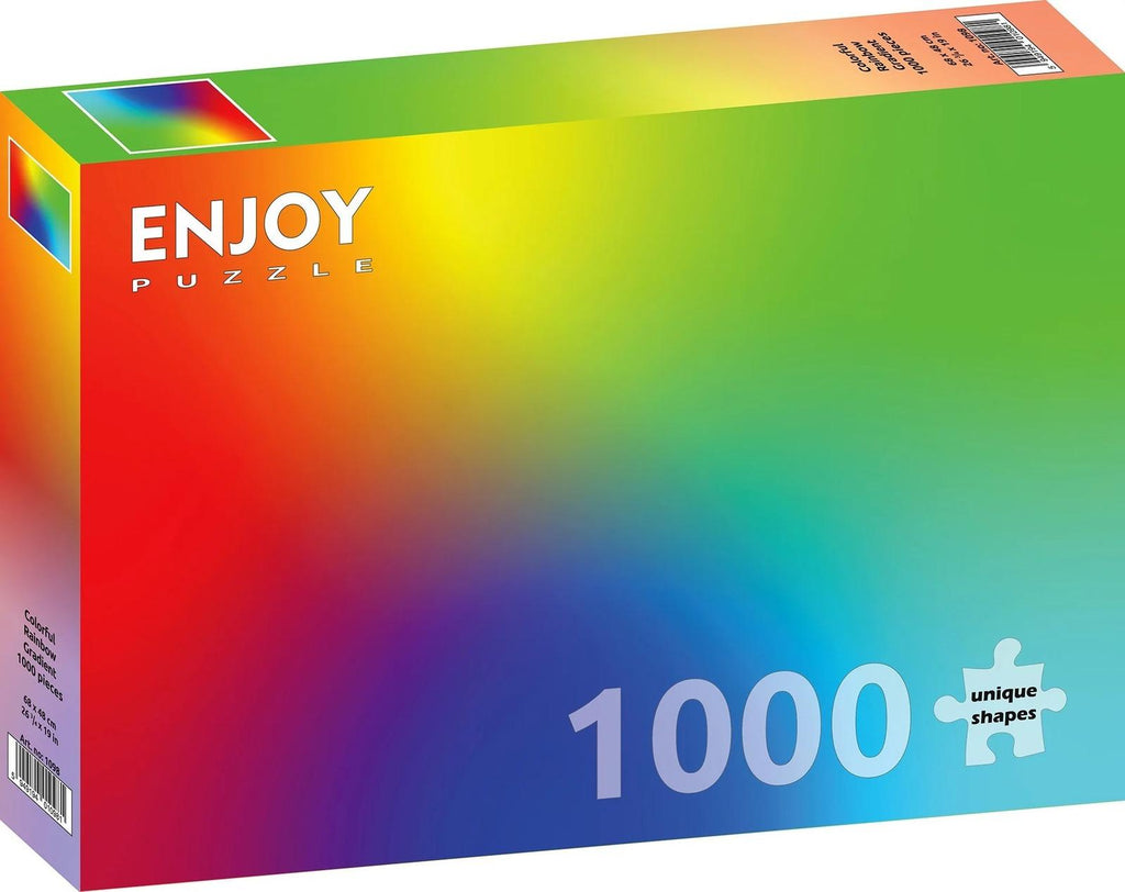 Enjoy Puzzle: Colorful Rainbow Gradient (1000pc Jigsaw) Board Game