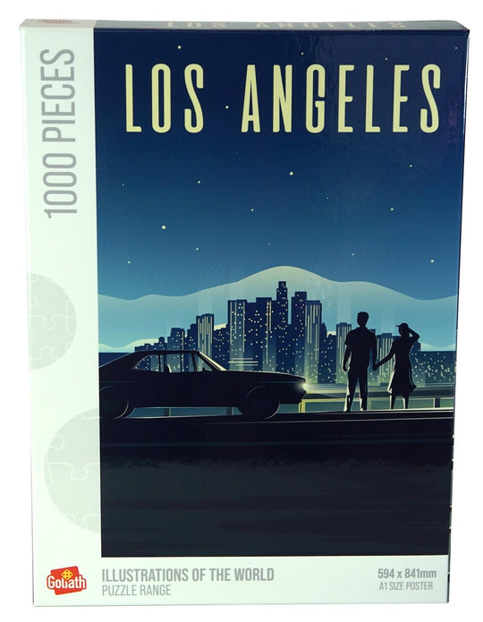 Illustrations of the World: Los Angeles (1000pc Jigsaw) Board Game