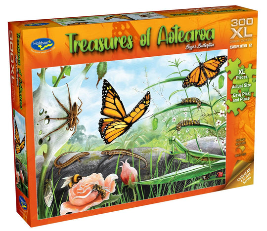 Treasures of Aotearoa: Bugs & Butterflies (300pc Jigsaw) Board Game