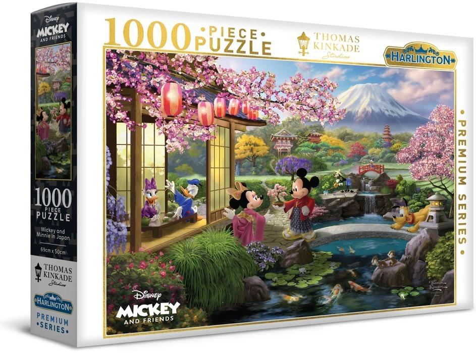 Harlington: Disney Mickey and Minnie in Japan Puzzle (1000pc Jigsaw) Board Game