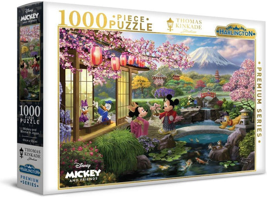 Harlington: Disney Mickey and Minnie in Japan Puzzle (1000pc Jigsaw) Board Game