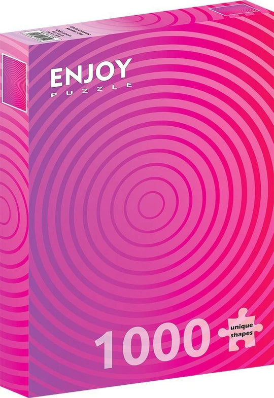 Enjoy Puzzle: Circle Gradient Number One (1000pc Jigsaw) Board Game