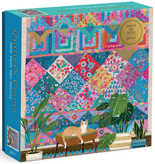Galison: Quilters Corner - 1000 Piece Puzzle Board Game