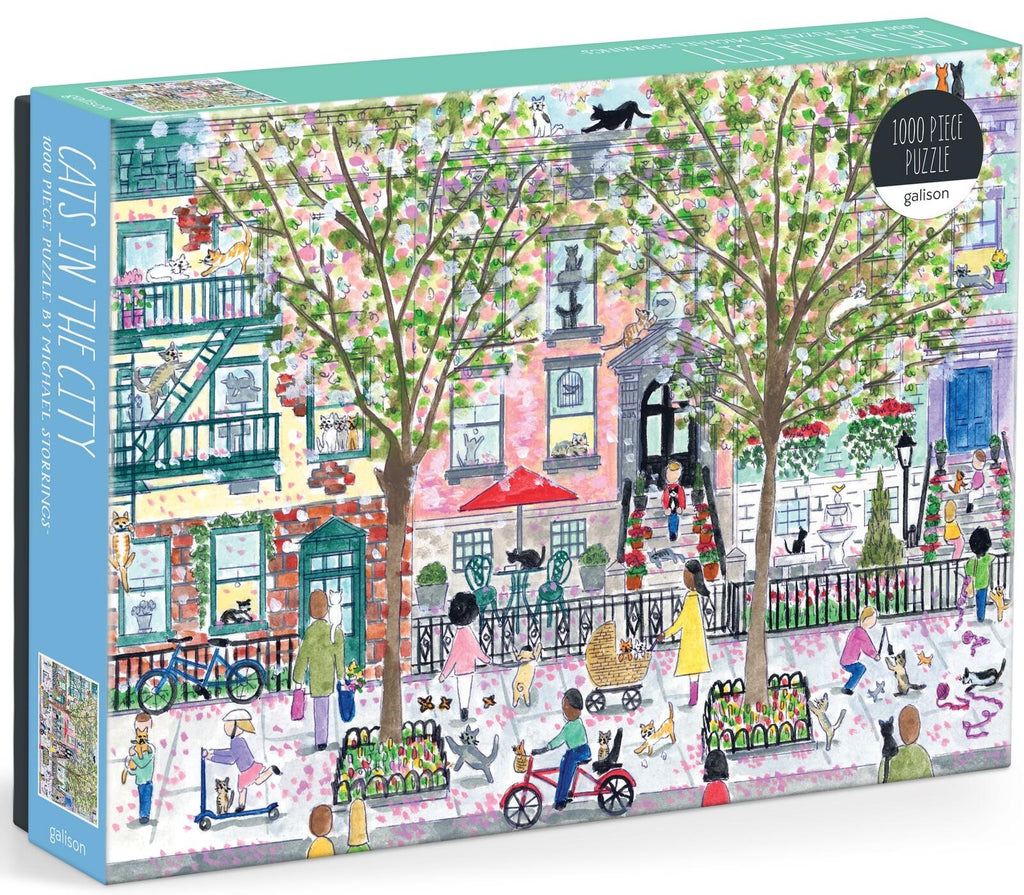 Michael Storrings: Cats in the City (1000pc Jigsaw) Board Game