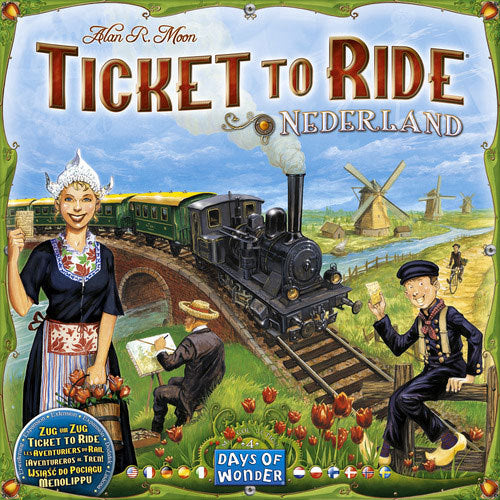 Ticket to Ride: Nederland (Board Game Expansion Map)