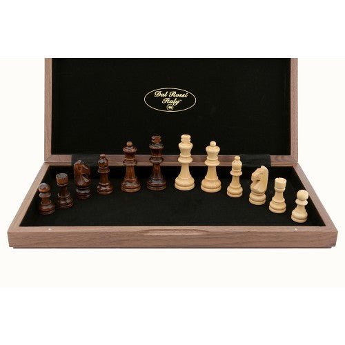 Dal Rossi Walnut Chess Set (38cm) Board Game