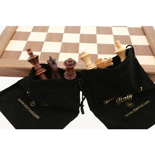 Dal Rossi Walnut Chess Set (44cm) Board Game