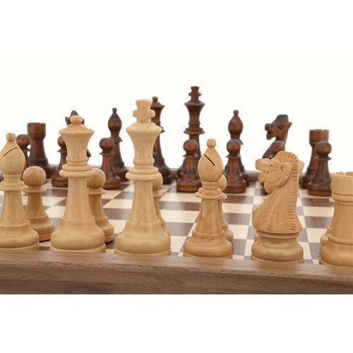 Dal Rossi Walnut Chess Set (44cm) Board Game