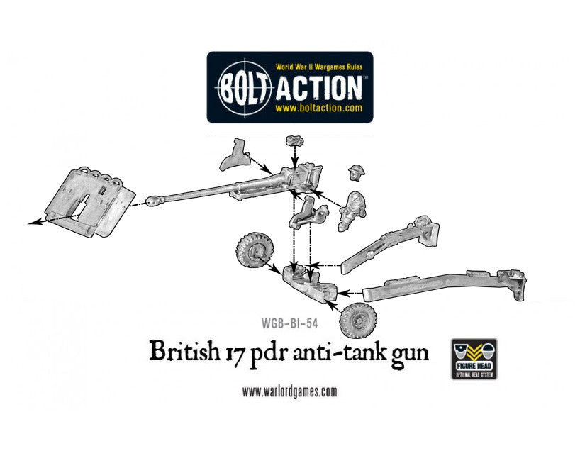 British Army 17 pdr Anti-tank Gun