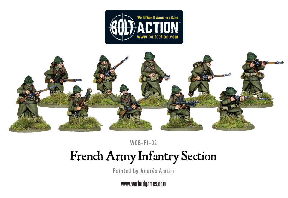 French Army: Infantry Section