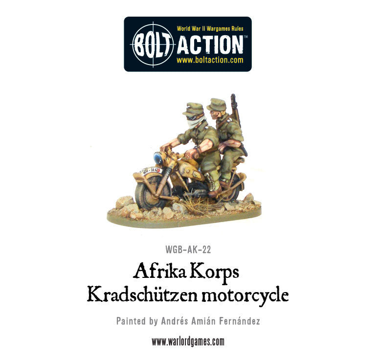 Afrika Korps - Kradschutzen motorcycle