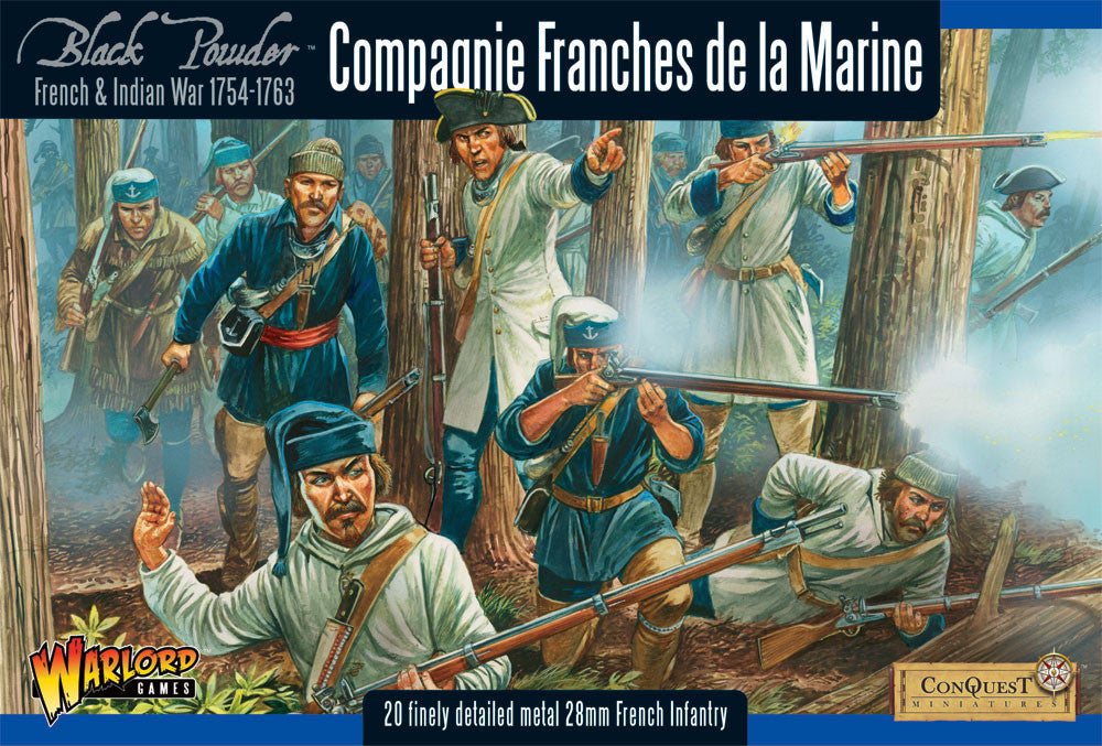 French-Indian War Compagnie Franches de la Marine