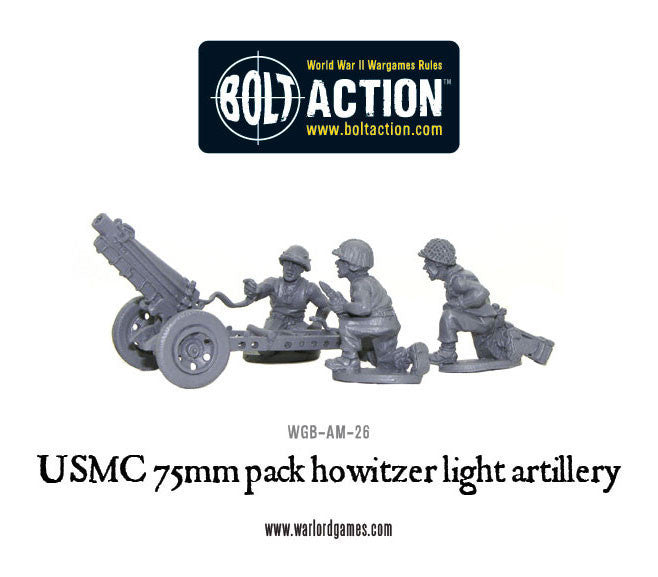 USMC 75mm pack howitzer light artillery