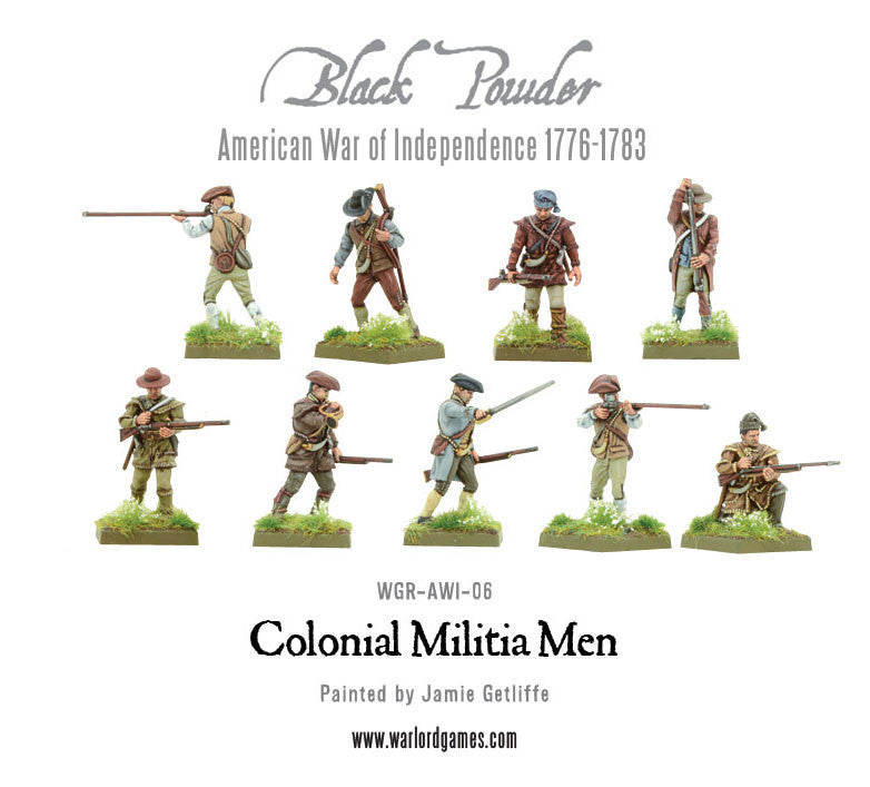 American War of Independence Colonial Militia