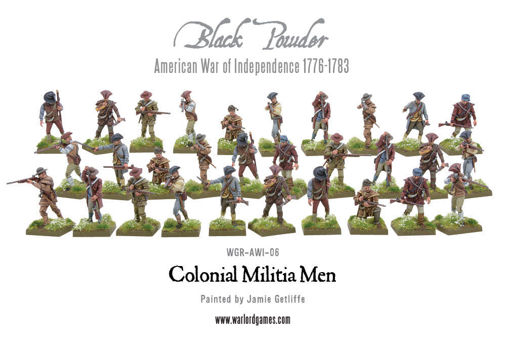 American War of Independence Colonial Militia